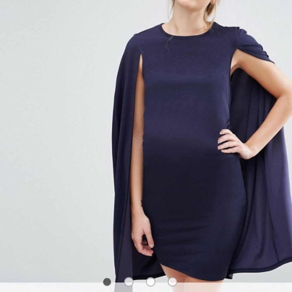 BlueBelle Maternity cape dress
